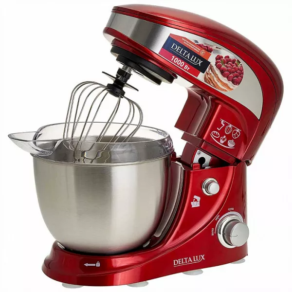 Миксер DELTA LUX планетарный DL-5070Р красный 