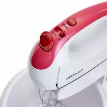 Миксер с чашей DELTA LUX DL-5071C белый с розовым