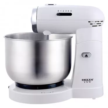 Миксер с чашей DELTA LUX DL-5074C белый
