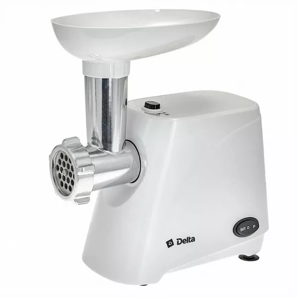 Мясорубка электрическая DELTA DL-6100M белая