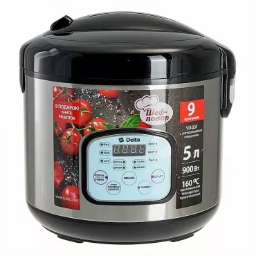 Мультиварка DELTA DL-6517 + книга рецептов
