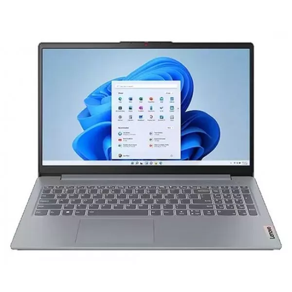 Ноутбук 15.6" FHD LENOVO IdeaPad Slim 3 grey (Ryzen 5 7520U/8Gb/512Gb SSD/VGA int/noOS) (82XQ0007RK)