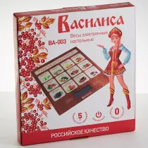 Весы электронные настольные 5 кг ВАСИЛИСА ВА-003 Таблица калорий