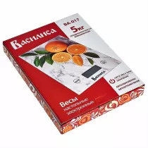 Весы электронные настольные 5 кг ВАСИЛИСА ВА-017 Мрамор