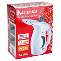 Отпариватель ручной электрический ВАСИЛИСА ВА-2809 белый с зеленым