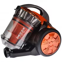 Пылесос 1800 Вт DELTA LUX DL-0834 оранжевый с серым