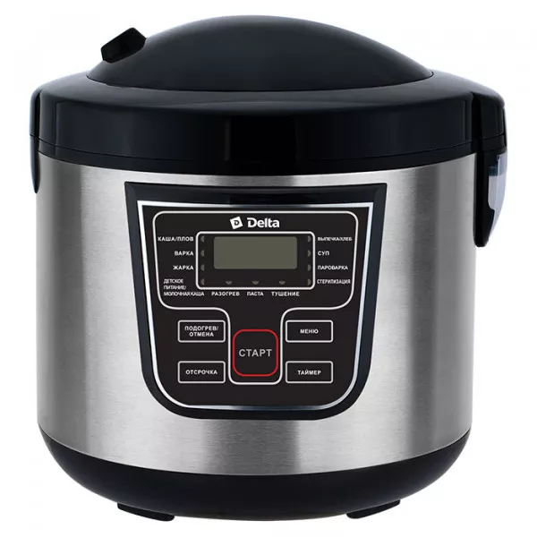 Мультиварка DELTA DL-6520 + книга рецептов 