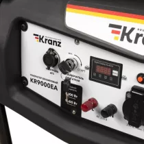 Генератор бензиновый Kranz KR9000EA KR-16-1138, 9,0кВт, 230В, 25л, коннектор автоматики, электростартер