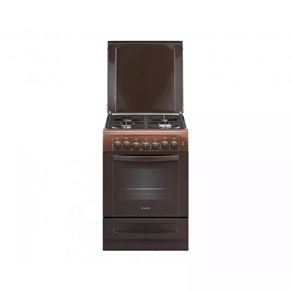 Плита газоэлектрическая коричневая Gefest ПГЭ 6102-02 0001 