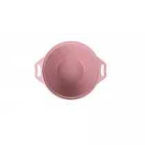 Кастрюля 3л со стеклянной крышкой,АП линия "Trendy style" (rose) к31tsr