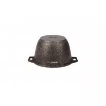 Кастрюля 4л со стекл. крышкой, АП линия "Granit ultra" (black-gold) кгбг42а