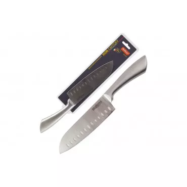 Нож цельнометаллический MAESTRO MAL-01M сантоку, 18 см ( 72 ) 920231-SK