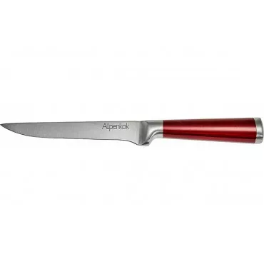 Нож разделочный 15,2см Alpenkok AK-2080/F "Burgundy" с красной ручкой