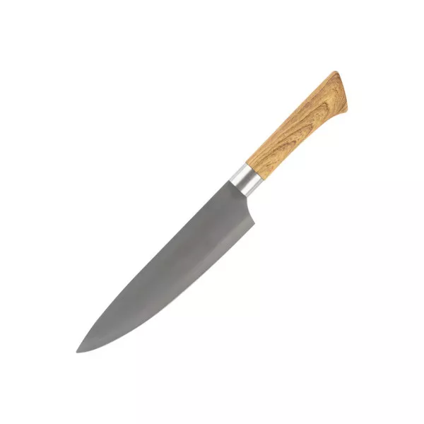 Нож с пластиковой рукояткой под дерево FORESTA поварской 20 см. 103560-SK