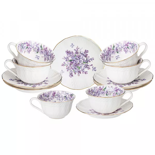 ЧАЙНЫЙ НАБОР LEFARD "LILAC" НА 6 ПЕР. 12 ПР. 250 МЛ арт. 760-756 