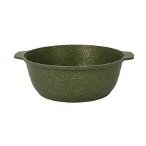 Кастрюля-жаровня 4л со стеклянной крышкой, АП линия "Trendy style" (Malachite) ж41tsml