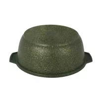 Кастрюля-жаровня 4л со стеклянной крышкой, АП линия "Trendy style" (Malachite) ж41tsml