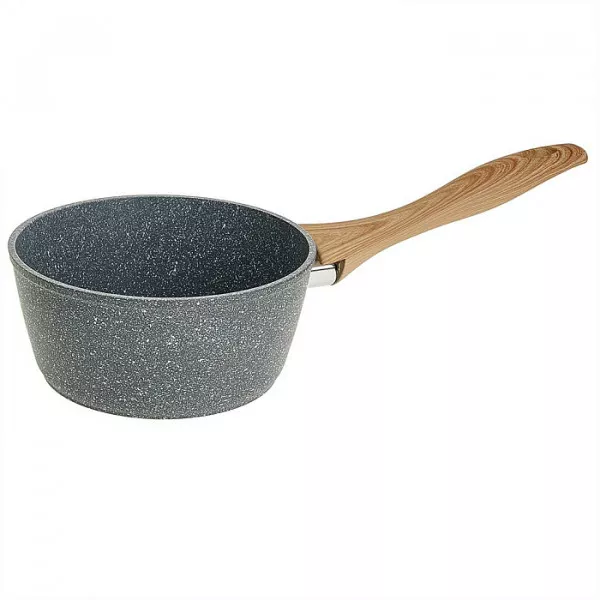 Ковш Ø16см, 1,5 л алюминиевый литой Alpenkok AK-71N "Grey marble" 