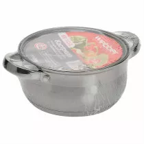 Кастрюля Ø16см, 1,9л, Webber BE-143/2, со стеклянной крышкой
