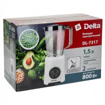 Блендер DELTA DL-7317  белый с черным