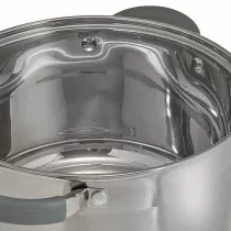 Кастрюля 2,2 л, 16 см, из нержавеющей стали со стеклянной крышкой WEBBER BE-356/2