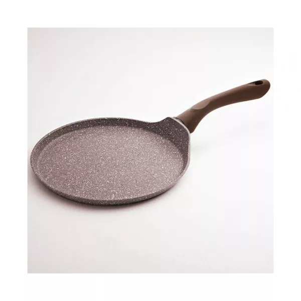 Сковорода Ø24см блинная алюминиевая Alpenkok AK-0068/24N BROWN MARBLE 