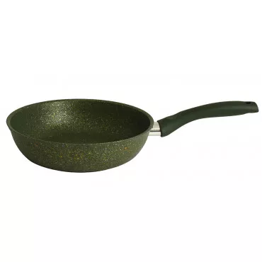 Сковорода 22 см с ручкой, АП линия "Trendy style" (Malachite)  220tsml