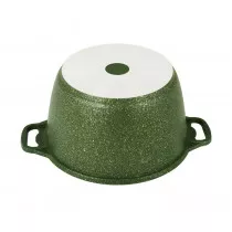 Кастрюля 6л со стеклянной крышкой, АП линия "Trendy style" (Malachite) к61tsml