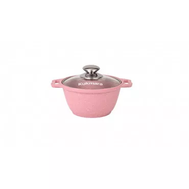 Кастрюля 1л со стеклянной крышкой,АП линия "Trendy style" (rose)  к11tsr