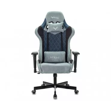 Кресло игровое Бюрократ VIKING 7 KNIGHT Fabric синий (1382454)