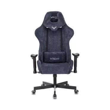Игровое кресло Бюрократ Zombie VIKING KNIGHT Fabric Light-27 синий
