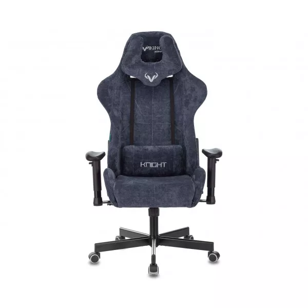Игровое кресло Бюрократ Zombie VIKING KNIGHT Fabric Light-27 синий 
