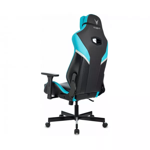 Кресло игровое Knight Thunder 5X черный/голубой 