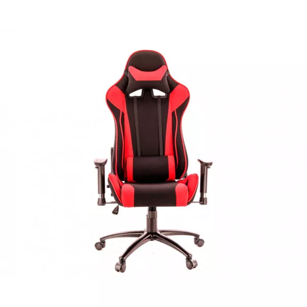 Кресло EVERPROF Lotus S4 ткань чёрный с красным 