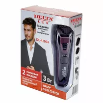 Машинка для стрижки волос DELTA LUX DE-4200А  фиолетовая
