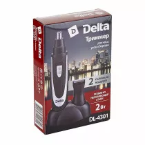 Триммер DELTA DL-4301  черный/серебро