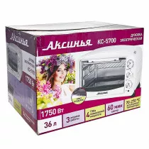Духовка электрическая АКСИНЬЯ КС-5700 белая