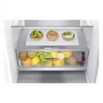 Холодильник с морозильником LG GW-B459SQLM белый