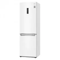 Холодильник с морозильником LG GW-B459SQLM белый