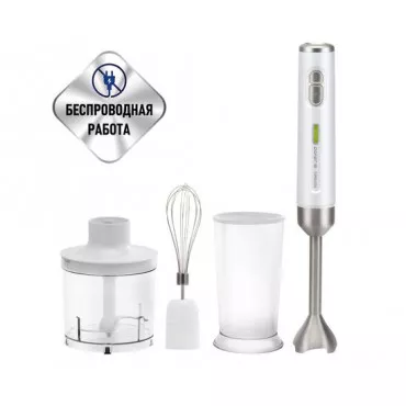 Беспроводной блендер 3-в-1 Polaris PHB 0746 CordLess белый