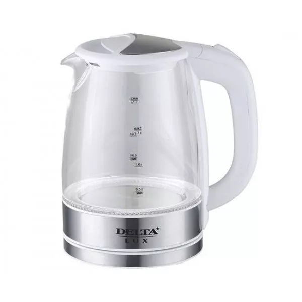 Электрочайник DELTA LUX DL-1204W белый 