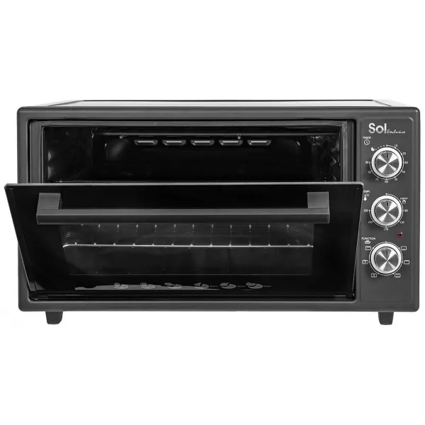 Электропечь SOL Exclusive SL-3600 с конвекцией и грилем черная 
