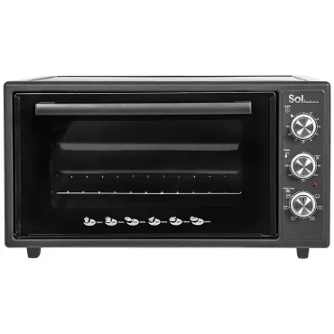 Электропечь SOL Exclusive SL-3600 с конвекцией и грилем черная