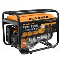 Генератор CARVER PPG- 6500 бензин (LT-188F, 5,0/5,5кВт, 220В, бак 25л, обмотка медь)(6шт/пал)