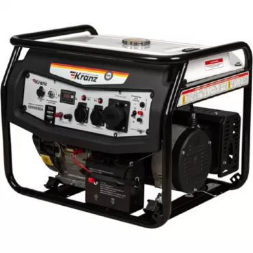 Генератор бензиновый Kranz KR9000EA KR-16-1138, 9,0кВт, 230В, 25л, коннектор автоматики, электростартер