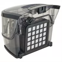 Пылесос 2600 Вт DELTA LUX DL-0836 Супер-циклон черный с бирюзовым