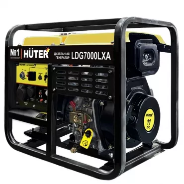 Электрогенератор дизельный Huter LDG 7000LXА 64/2/8