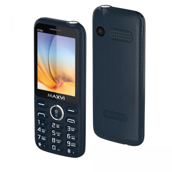 Сотовый телефон Maxvi K15n синий 