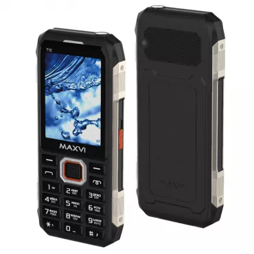 Сотовый телефон Maxvi T12 черный