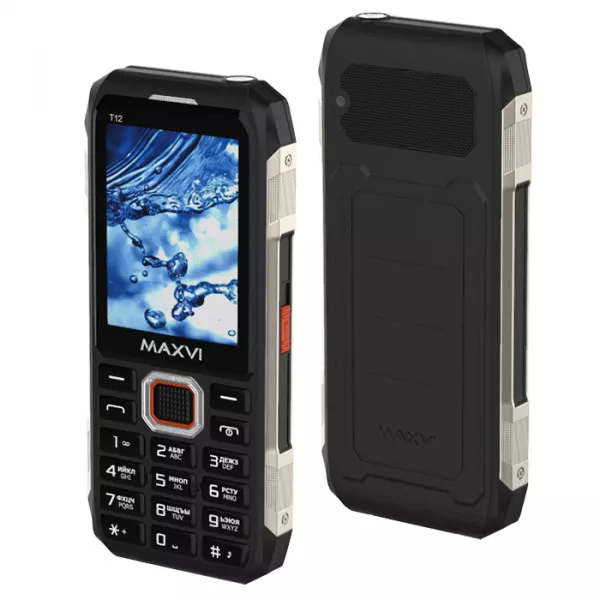 Сотовый телефон Maxvi T12 черный
